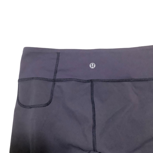Lululemon Breathe Easy Crop Sz 6 Cadet Blue - Picture 10 of 12